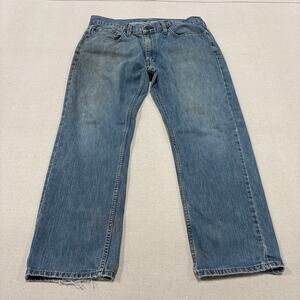 Levis 559 Jeans Men's 36x30 Blue Relaxed Straight Fit Denim Medium Wash Casual